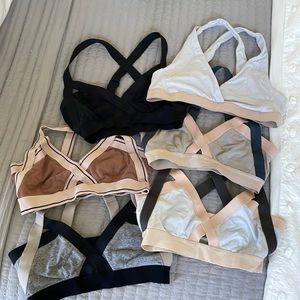 Aritzia Community Sports Bra Bundle of 6 Size Large
